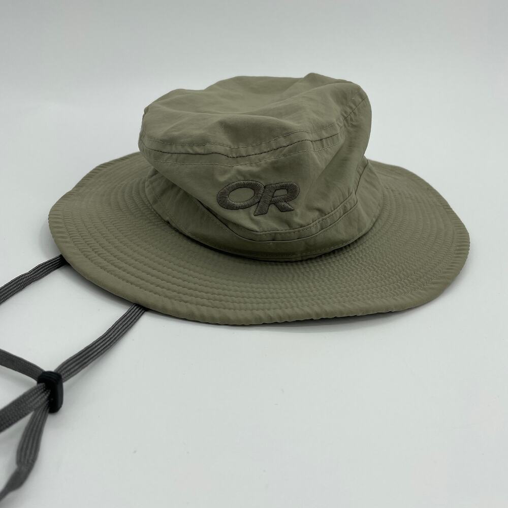 OUTDOOR RESEARCH Booney Hat Youth M 3-6Y Tan Insect Shield Stampede Strap
